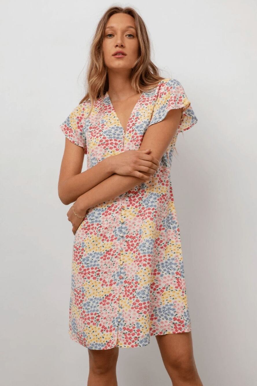 Rails Helena Ditsy Floral Pattern Dress Size Small